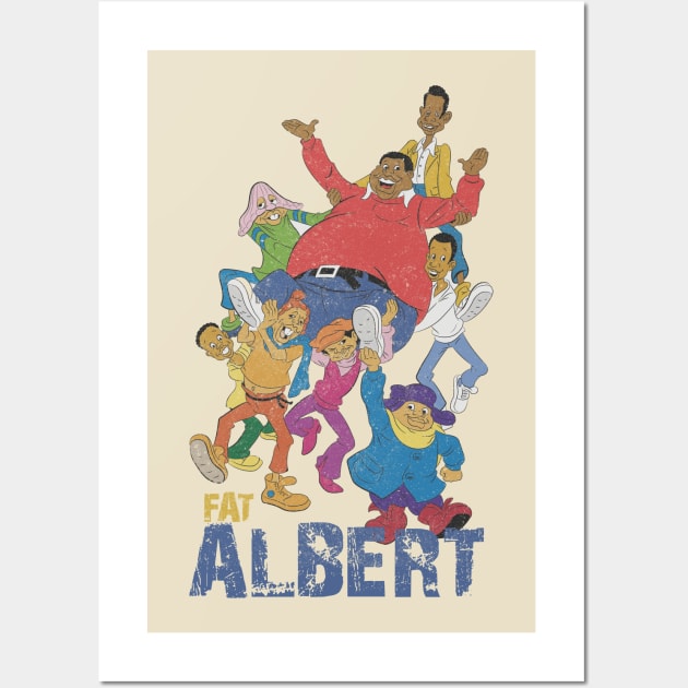 fat albert family cosby kids Wall Art by vegard pattern gallery